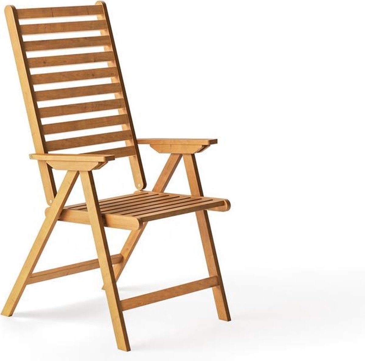 Tuinstoel Verstelbaar Hard Hout FSC keurmerk – Standen stoel – Inklapbare Tuinstoel