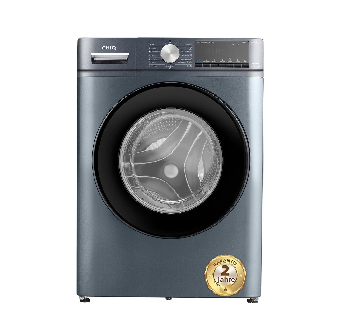 CHiQ CFL100-14586IM3XB Compacte Wasmachine - 10 kg - 1400 TPM