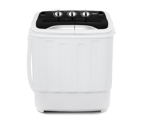 Labirent® XPB40-1288LR - Mini/Kleine Wasmachine met Dubbele Trommel - Wit