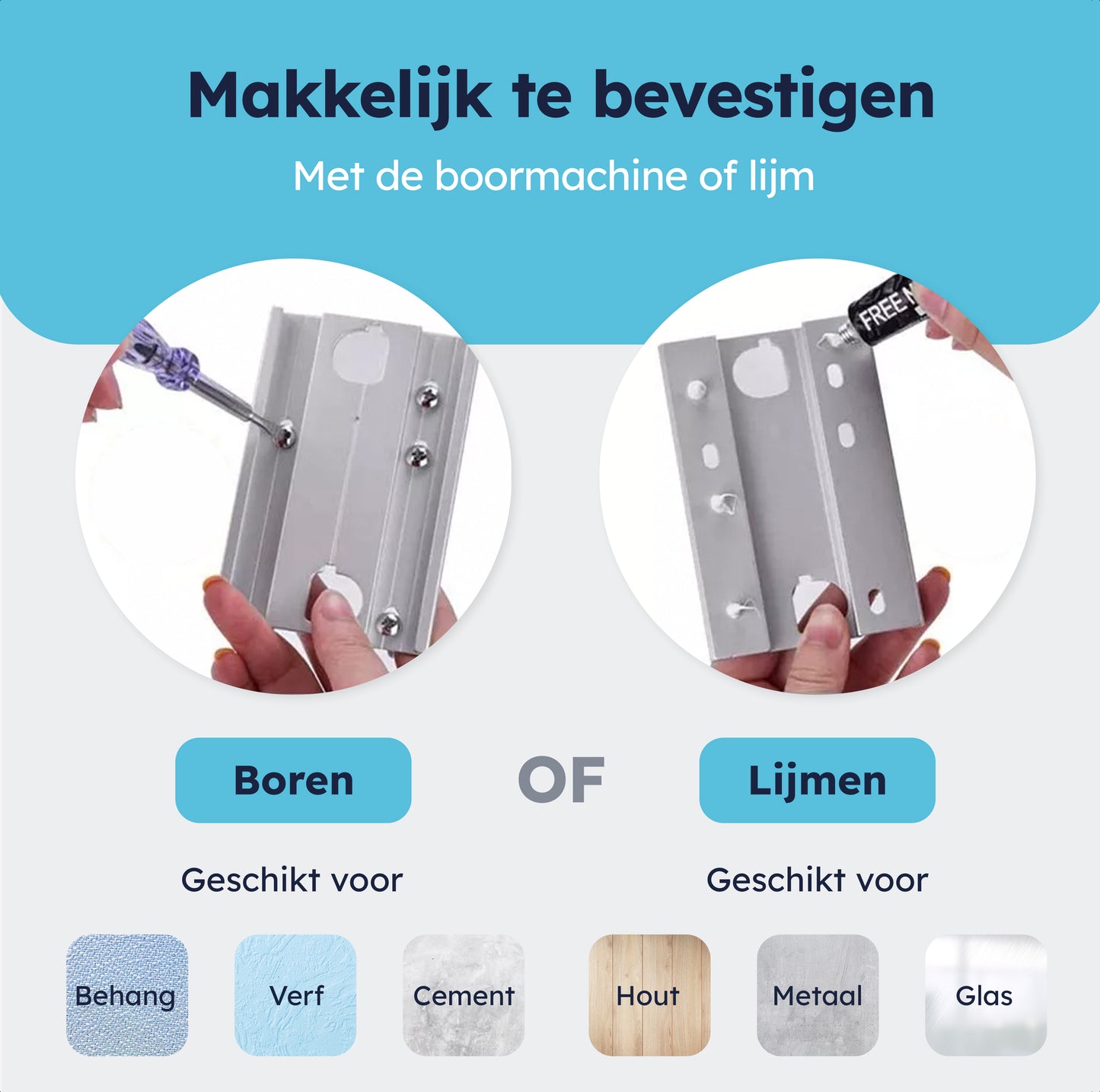 Waslijn uittrekbaar - Wit - Dubbele lijn - 2x4.2m (8.4m)