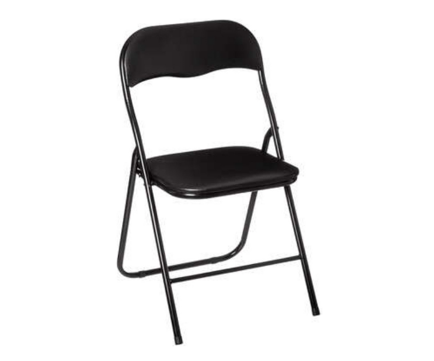 Klapstoel - 43 cm zithoogte - Zwart
