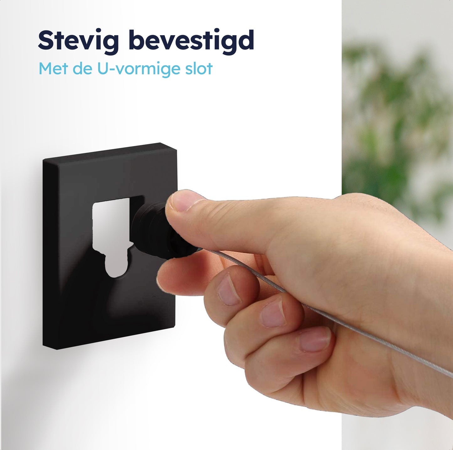 Waslijn uittrekbaar - Zwart - Enkele lijn - 4.2m